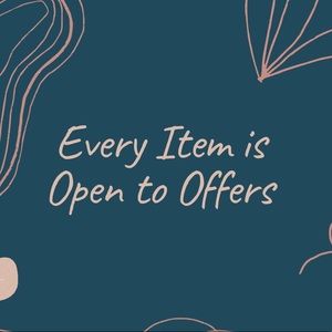 Please feel free to make offers!